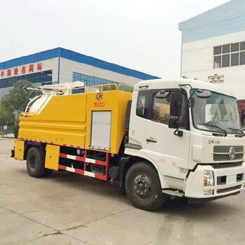 東風清洗吸污吸糞車,12方高壓清洗吸污車供應商